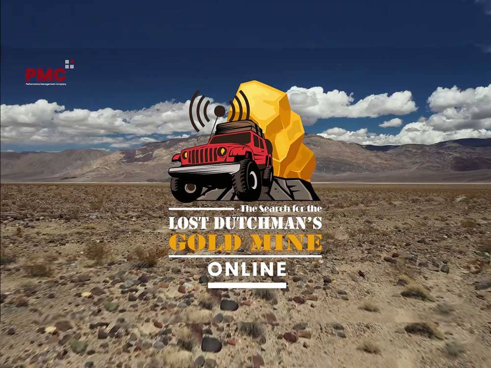The Search for The Lost Dutchman's Gold Mine teambuilding exercise in a virtual version